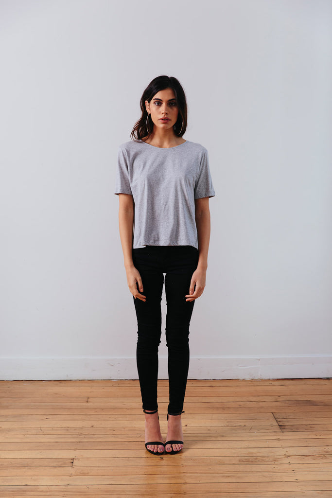 THE | WANDERER | TEE – GREY MARLE