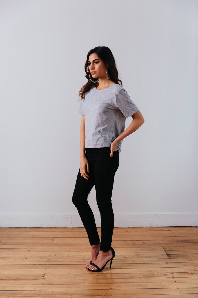 THE | WANDERER | TEE – GREY MARLE